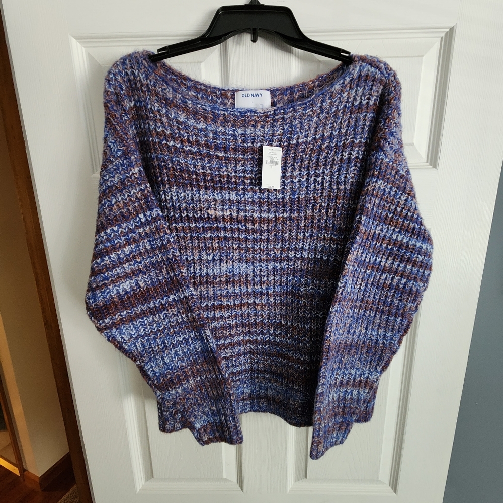 NWT Women's Old Navy Boat neck sweater Size L